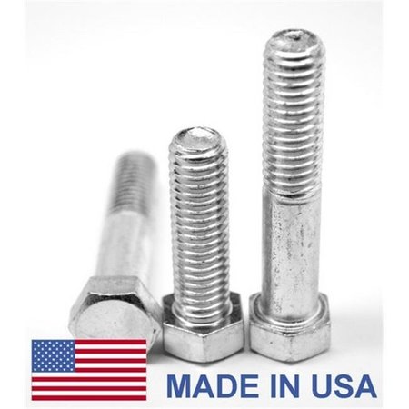 ASMC INDUSTRIAL Grade 5, 1"-8 Hex Head Cap Screw, Zinc Plated Carbon Steel, 2-3/4 in L 0000-130262-40